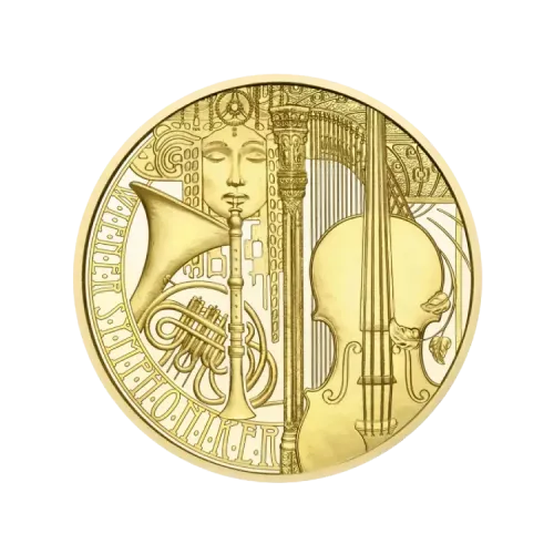 1/2 oz gouden 125th Anniversary Vienna Symphony Orchestra | Proof