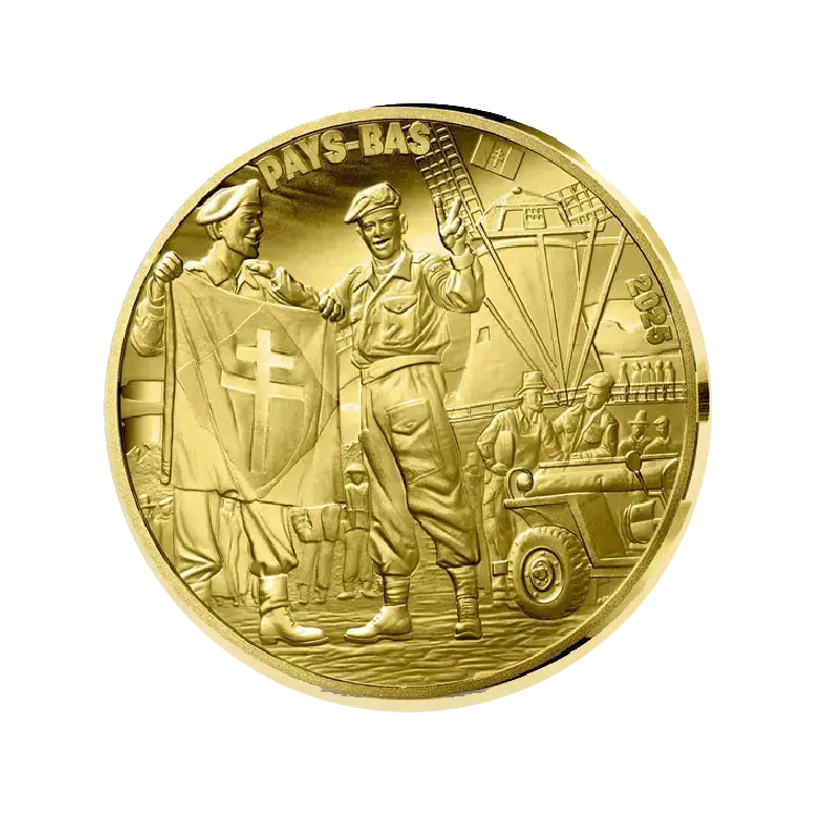 Gouden VE DAY 80th anniversary munt