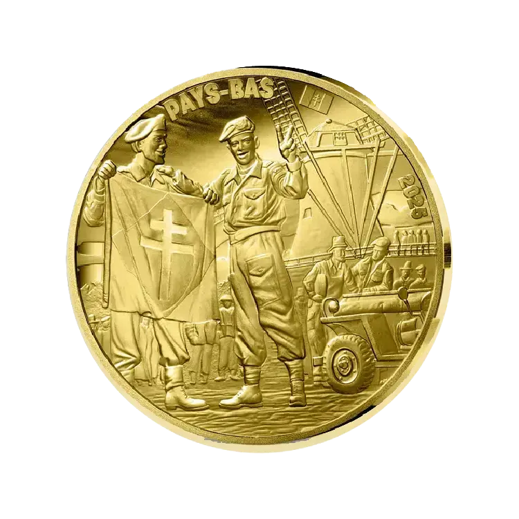 Gouden VE DAY 80th anniversary munt