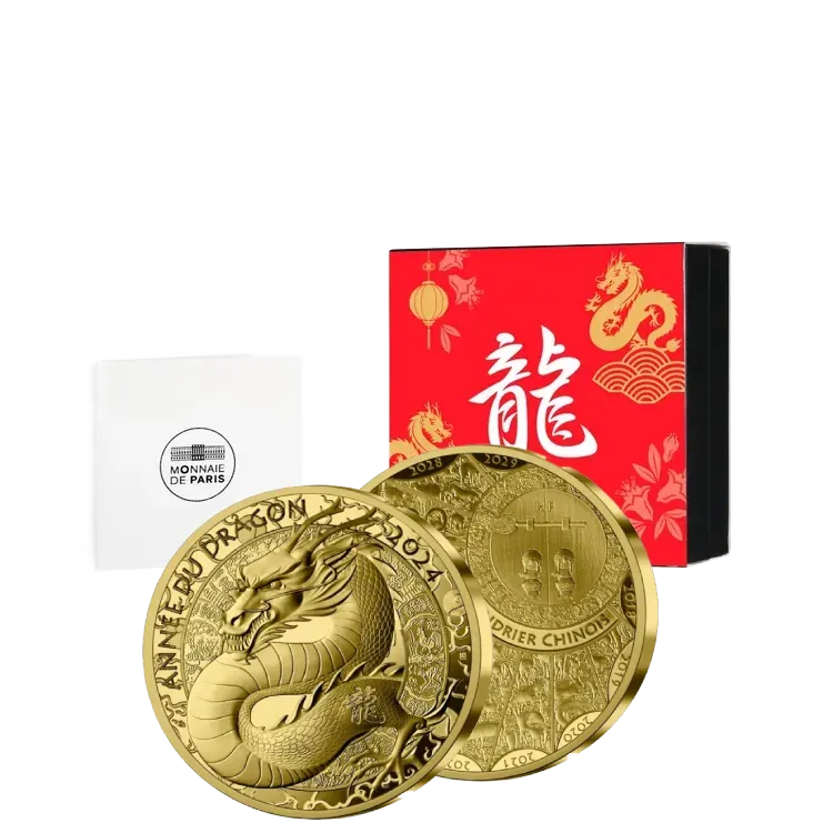 1 troy ounce gouden Année du Dragon | Proof voorkant