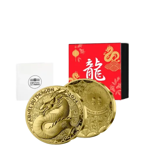 1 troy ounce gouden Année du Dragon | Proof voorkant