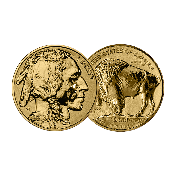 1 troy ounce gouden American Buffalo | Proof | Box & CoA voorkant
