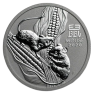 1/2 Troy ounce zilveren munt Lunar 2020 voorkant