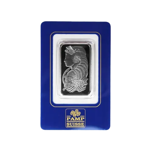 1 troy ounce palladium baar diverse producenten voorkant
