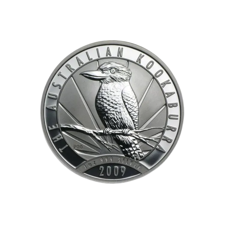 1 troy ounce zilveren Kookaburra munt 2009 | Anniversary voorkant
