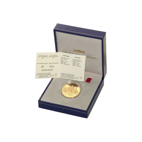 Mont-Saint-Michel 1/2 ounce gouden munt voorkant