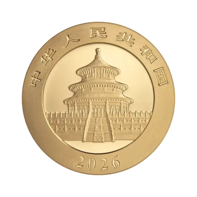 2026 gouden Panda 30 gram munt