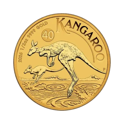 1/2 troy ounce gouden Kangaroo munt uit 2026