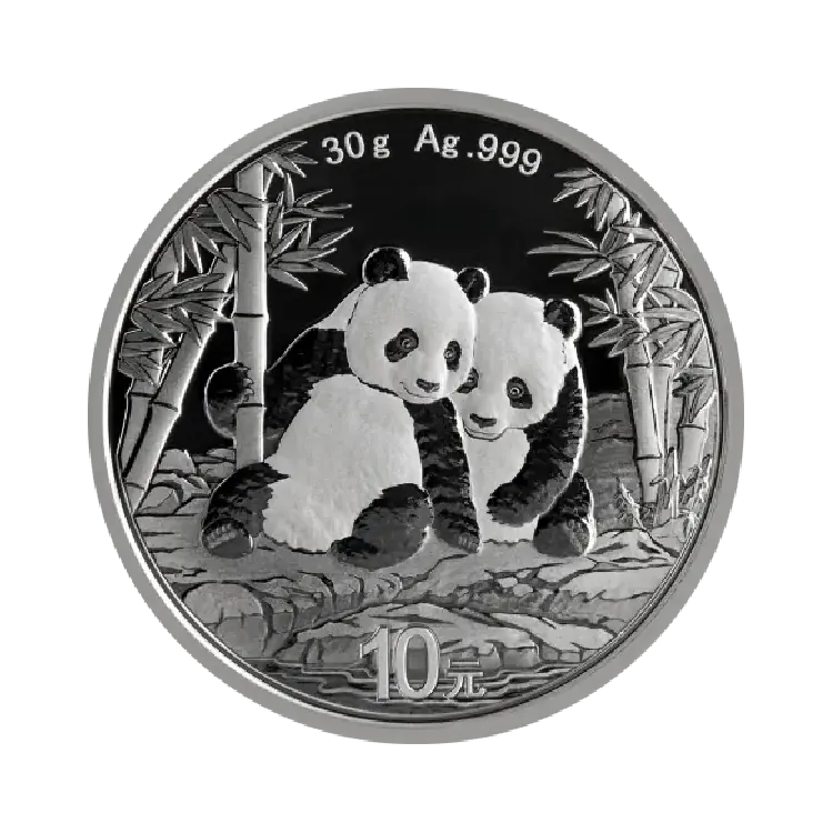 35周年anniversary Silver panda.999 15g Buy 30 gram silver Panda coin 2026