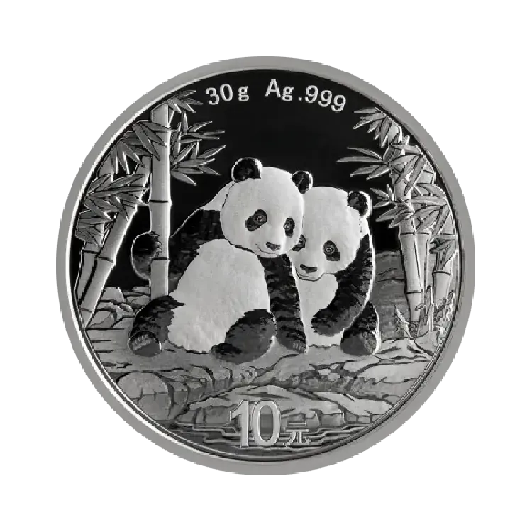 30 gram zilveren Panda munt uit 2026