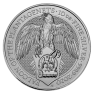 10 Troy ounce zilveren munt Queens Beasts Falcon of the Plantagenets 2020 voorkant