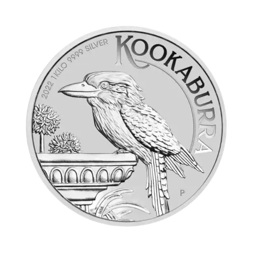 1 kilo zilveren Kookaburra munt 2022