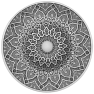 3 troy ounce zilveren munt mandala art VI 'Persian' voorkant