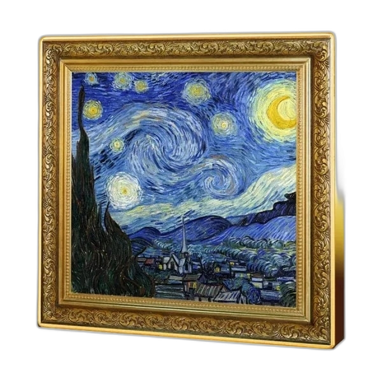 1 Troy ounce silver coin Starry Night Vincent van Gogh front