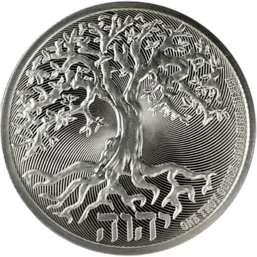 1 troy ounce zilveren munt Tree of Life 2020 voorkant