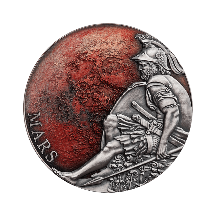 3 troy ounce silver coin Cameroon - Mars 2020 front