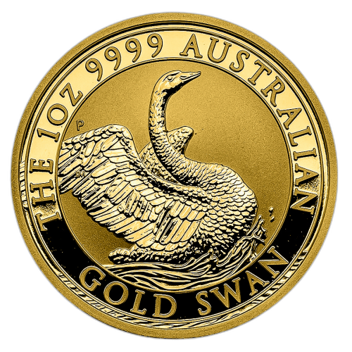 1 troy ounce gouden munt zwaan 2020 voorkant