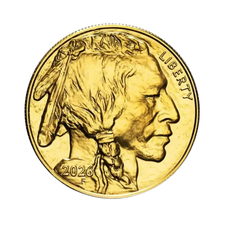 Gouden American Buffalo 1 oz 2026 voorkant