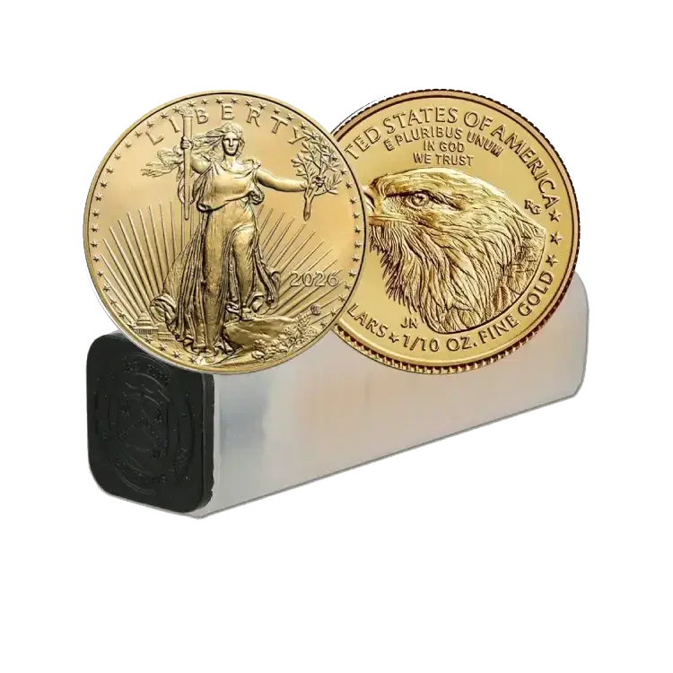 1/10 oz gold American Eagle tube
