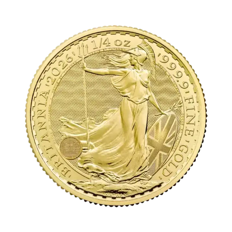 Charles III 1/4 oz gouden Britannia 2025