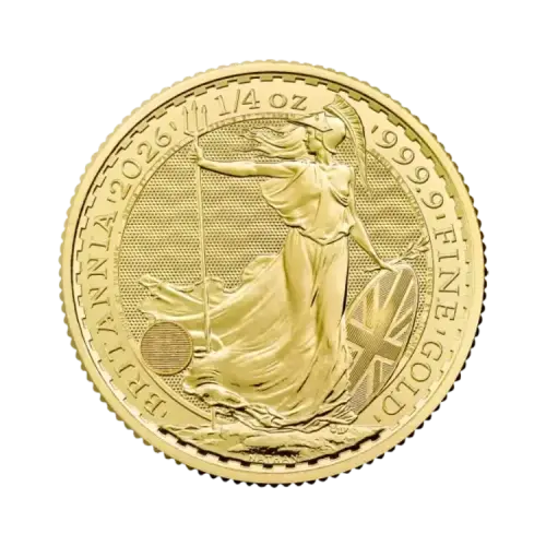 1/4 oz gouden Britannia munt 2025