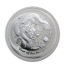 2 troy ounce zilveren Lunar munt Year of the Dragon 2012 voorkant