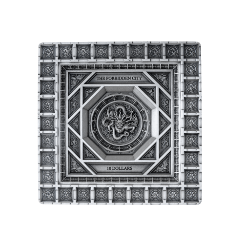 Silver coin Forbidden City of Caisson 2020 front