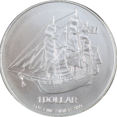 1 Troy ounce zilveren munt Cook Islands voorkant