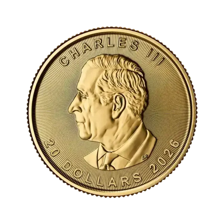 Gouden Maple Leaf 1/2 troy ounce 2026