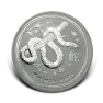 1 troy ounce zilveren Lunar Year of the Snake 2013 voorkant