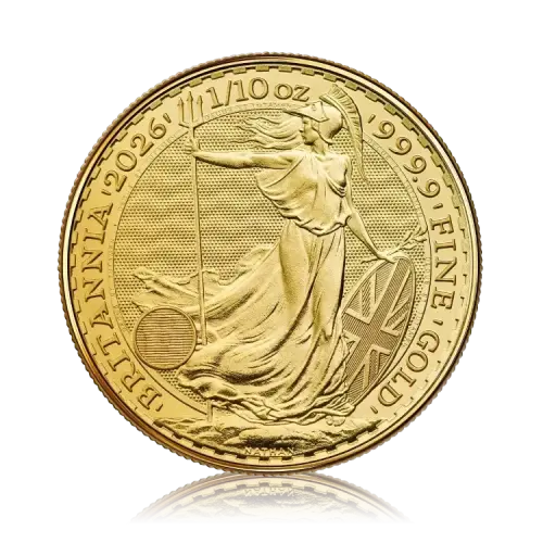 2026 Britannia gold 1/10 troy ounce