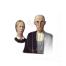 1 troy ounce zilveren munt American Gothic 2019 Proof voorkant
