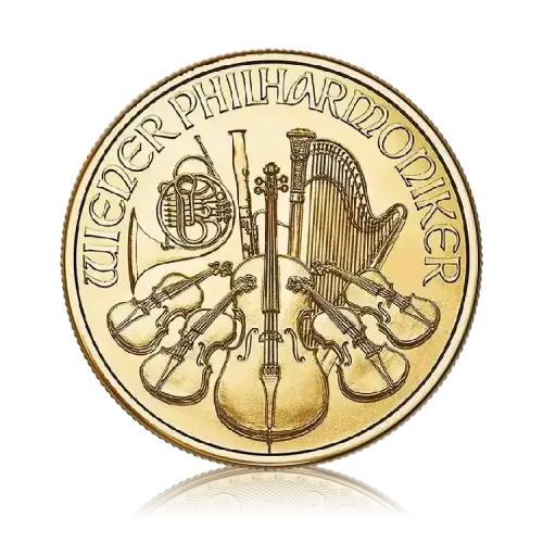 Gouden Wiener Philharmoniker munt 1/10 troy ounce