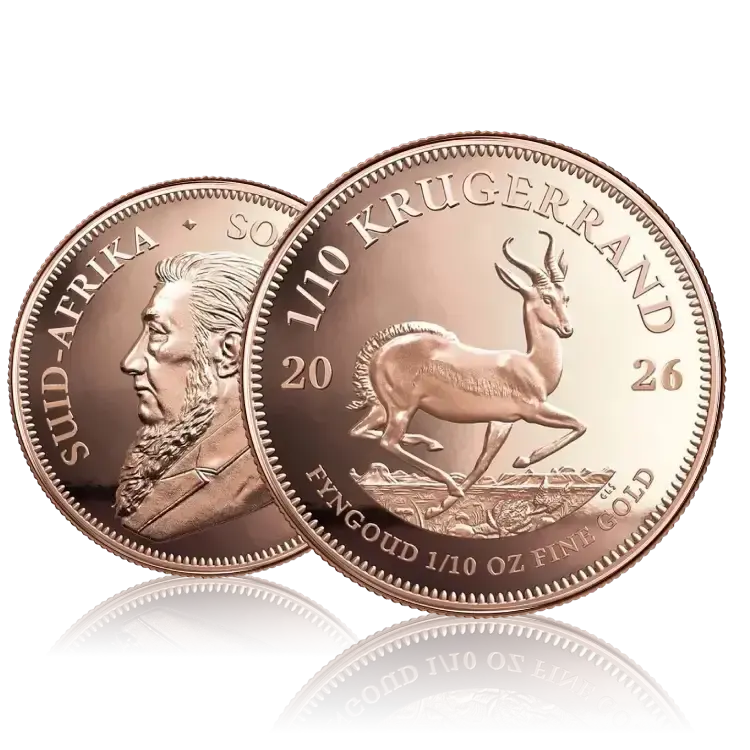 1/10 troy ounce gold Krugerrand coin 2026