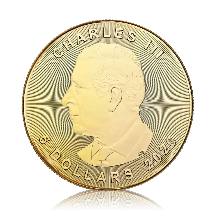 1/10 troy ounce goud Maple Leaf