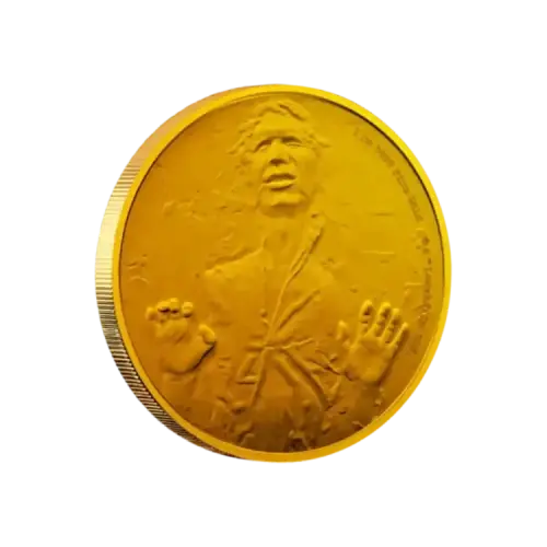 1 troy ounce gouden STAR WARS™ classics Han Solo voorkant