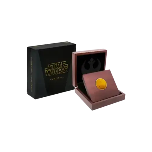 1 troy ounce gouden STAR WARS™ classics Han Solo voorkant