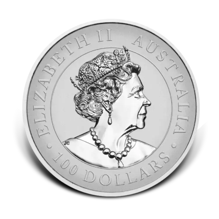 1 troy ounce platina munt Wedge-Tailed Eagle Reverse Proof - High Relief 2021 perspectief 1