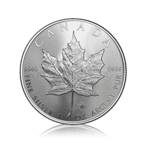 Canada Fine Silver 1 oz argent pur Maple Leaf