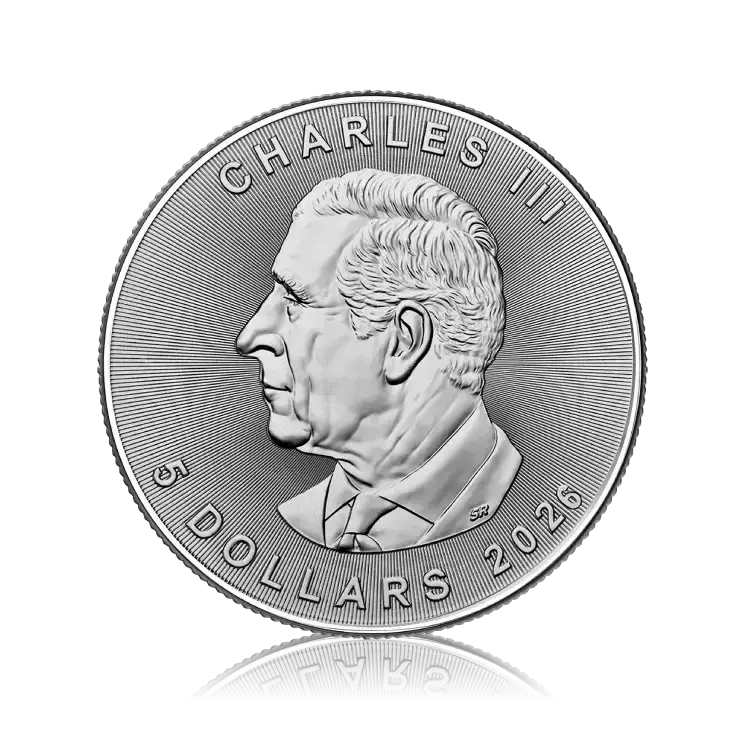 Silver Maple Leaf Charles III 2026