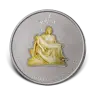 1 troy ounce zilveren munt Devine Sculptures Michelangelo Pieta 2013 voorkant