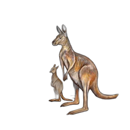 1 Troy ounce silver coin Kangaroo 2020 Color front