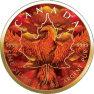 1 Troy ounce zilveren munt Maple Leaf Rising Phoenix 2020 voorkant