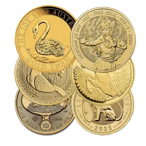 1 troy ounce premium gouden munt voorkant