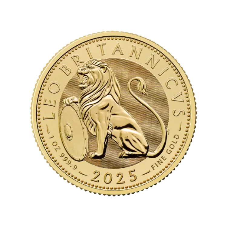 1 troy ounce premium gouden munt perspectief 2