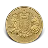 1 troy ounce gouden munt Royal Arms voorgaande jaargangen voorkant