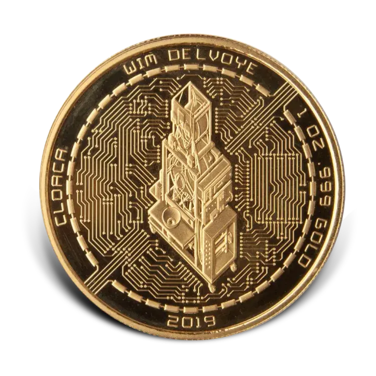 1 troy ounce gouden munt Wim Devolye diverse jaargangen voorkant