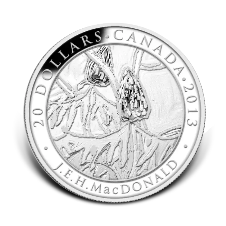 7-delige set zilveren munten The Group of Seven 2013 perspectief 7