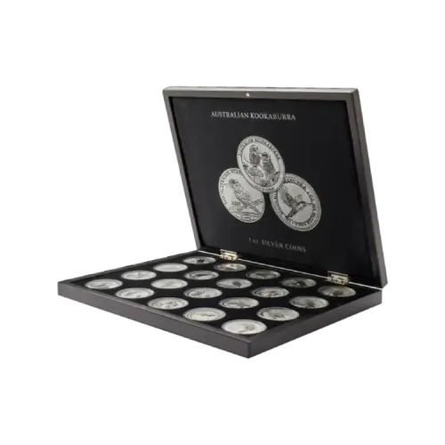20-coin set silver Kookaburra coins front