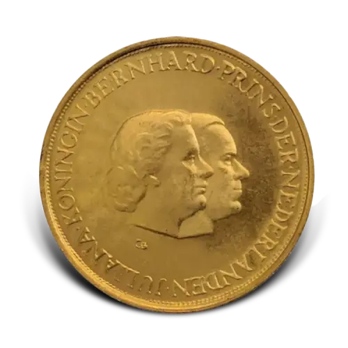 Gouden penning Juliana en Bernhard 1937-1962 voorkant